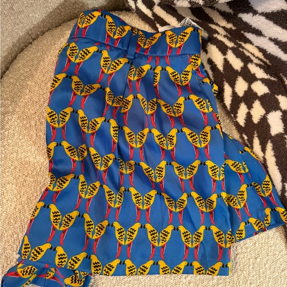 NWT Zara Satin Birds shorts Size XXL - Picture 4 of 7